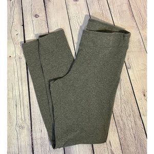 Garage Dark Gray Leggings Women's Large Comfort Lounge Pants 30" Inseam 9" Rise